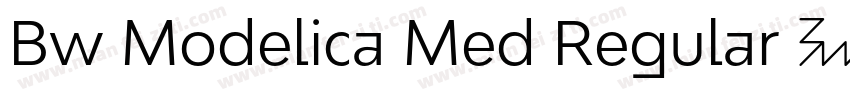 Bw Modelica Med Regular 中等字体字体转换
